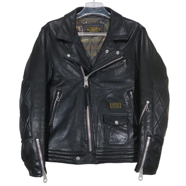 ネイバーフッド 2017AW シープレザーダウンジャケット S レザージャケット NEIGHBORHOOD（ネイバーフッド） 11AW STRABLER 2/LL-JKT 112NWNH