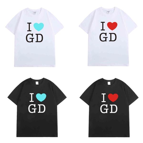 G-DRAGON ジヨン 公式 半袖 Tシャツ ホワイト ピンク 白　L 新品 Newjoy / G-DRAGON ジードラゴン Tシャツ トップス 半袖