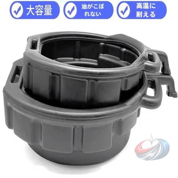 タンクギアボックスオイル 修理修復車の燃料液交換ガレージツール用 ブラック 10L オイルドレンパン 晟恒中馳 廃油 エンジンオイルコレクター トリップトレイ