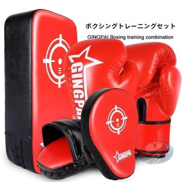 子供用 大人用 5点セット ボクシング キックボクシングパッド グローブ 武術 ボクシンググローブ 晟恒中馳 キックミット テコンドー ミット 練習用