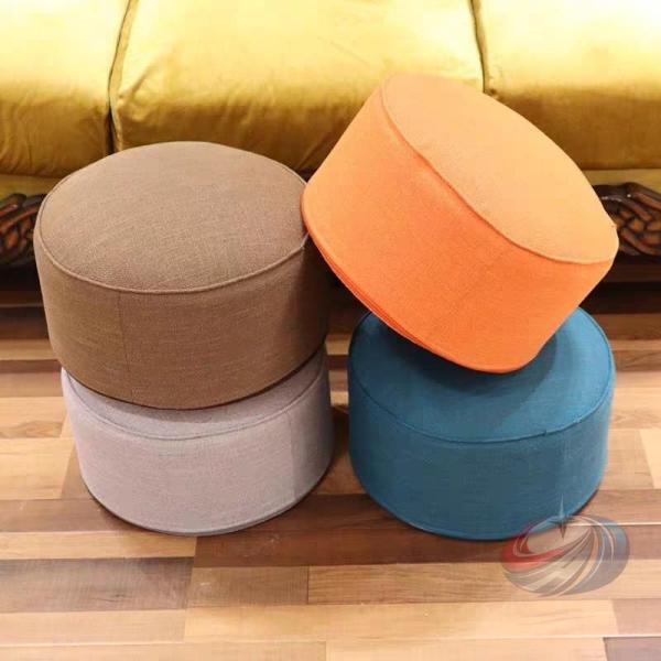 座椅子 円形 高さ20cm 座布団 スツール おしゃれ コンパクト かわいい インテリア 省スペース 晟恒中馳 リビング 一人暮らし 組立簡単 便利 使いやすい