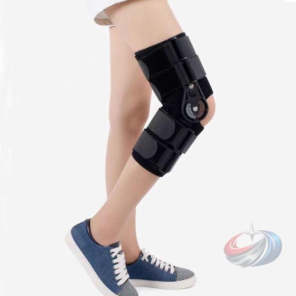 軽量 膝ブレース 調節可能なヒンジ付き膝イモビライザー 0°-120°の範囲設定 ストレート 晟恒中馳 スプリント 過伸展およびロッキング 靱帯断裂 変形