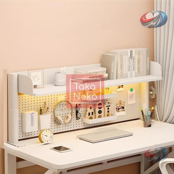 机上ラック 有孔ボード付き 卓上ラック クランプ式 晟恒中馳 スタンド式 デスク上収納ラック ペグボード付き デスクシェルフ 多機能で整理しやすい