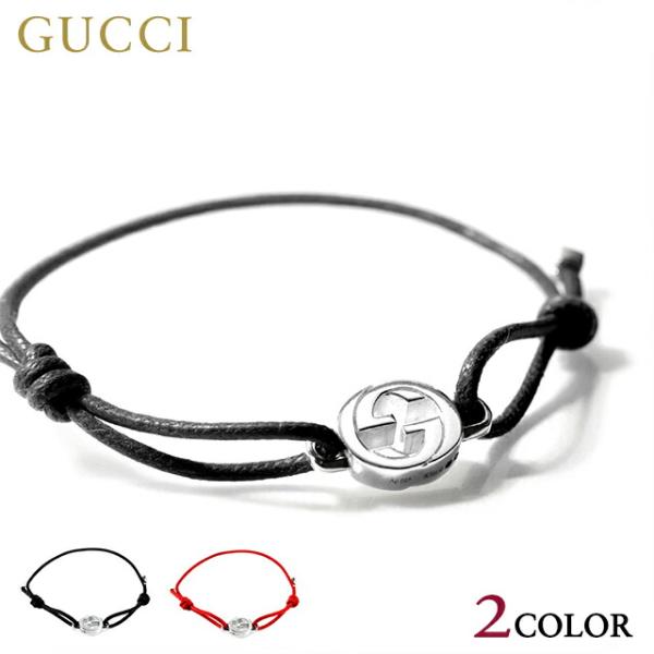 グッチ ブレスレット メンズ レディース GUCCI インターロッキング ロゴ A002MN JAAFV アクセサリー 選べるモデル 腕輪 ジュエリー ブランド プレゼント 実用的