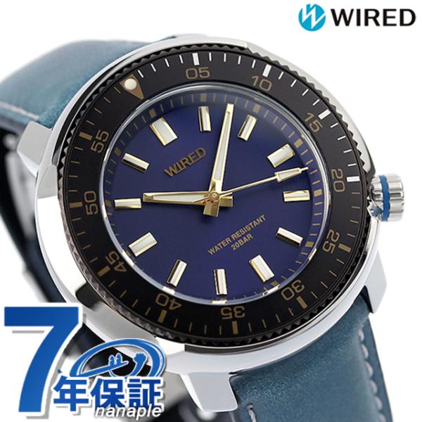 セイコー ワイアード Seiko Wired メンズ 腕時計 Agaj407 ソリディティ ネイビー 革ベルト 時計 Agaj407 腕時計のななぷれyahoo 店 通販 Yahoo ショッピング