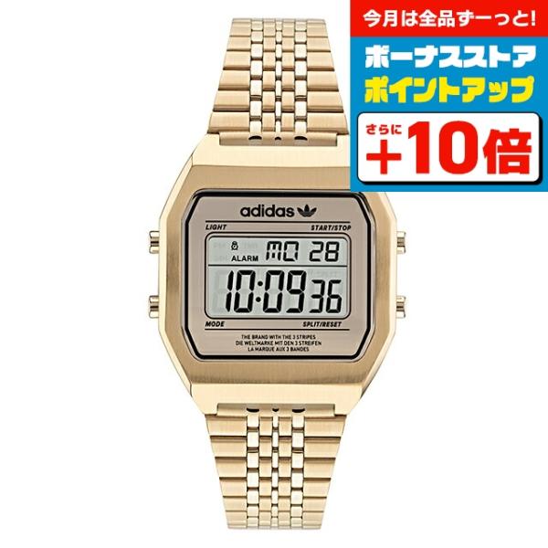 adidasゴールド デジタル腕時計 adidas - adidas ゴールド デジタル腕時計の通販 by Biko2802's