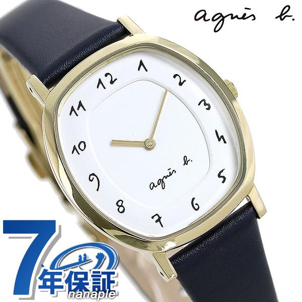 アニエスベー 時計 マルチェロ レディース 腕時計 FCSK928 agnes b. ホワイト×ネイビー