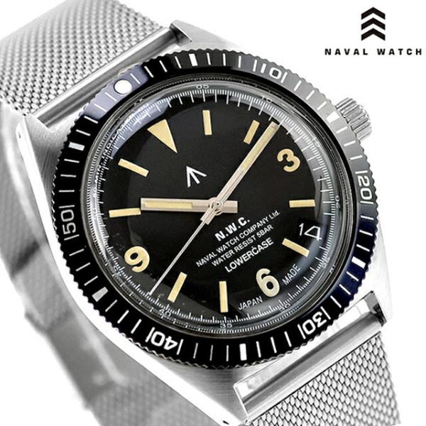 ナバルウォッチ NAVAL WATCH Produced by LOWERCASE クォーツ 電池式 腕時計 ブランド メンズ NAVAL WATCH FRXB001 アナログ ブラック 黒