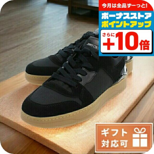 ジミーチュウ スニーカー メンズ JIMMY CHOO クロスタスエード・キャンバス FLORENT-M ブラック 小物 選べるモデル JIMMY CHOO（ジミーチュウ） ブランド スニーカー メンズ クロスタ