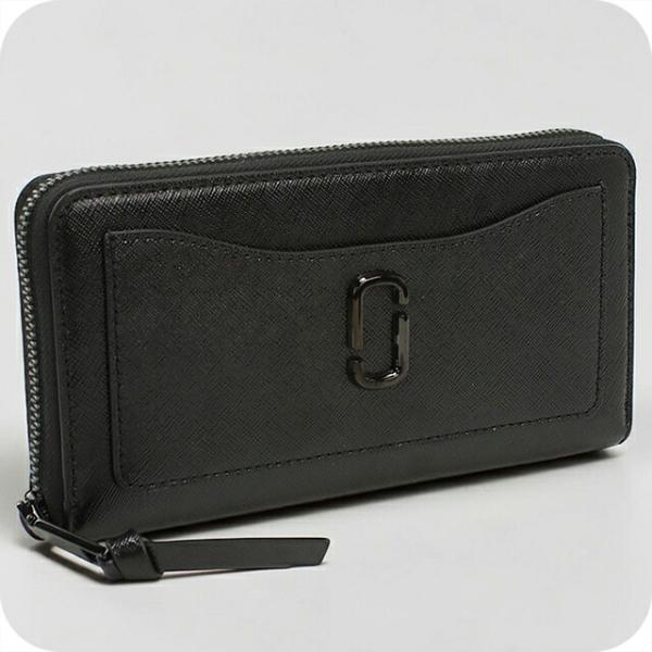 マークジェイコブス 長財布ラウンドファスナー レディース MARC JACOBS THE CONTINENTAL WALLET レザー 2F3SMP047S07 ブラック