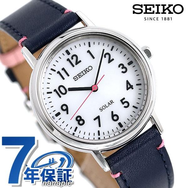 セイコー 腕時計 レディース ソーラー Stpx071 Seiko 時計 キッズ 子供用 受験生 ホワイト ネイビー 革ベルト Stpx071 腕時計のななぷれyahoo 店 通販 Yahoo ショッピング