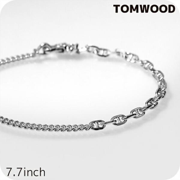 トムウッド ブレスレット メンズ レディース ブランド TOMWOOD ルーブレスレット 7.7インチ 101202 シルバー アクセサリー