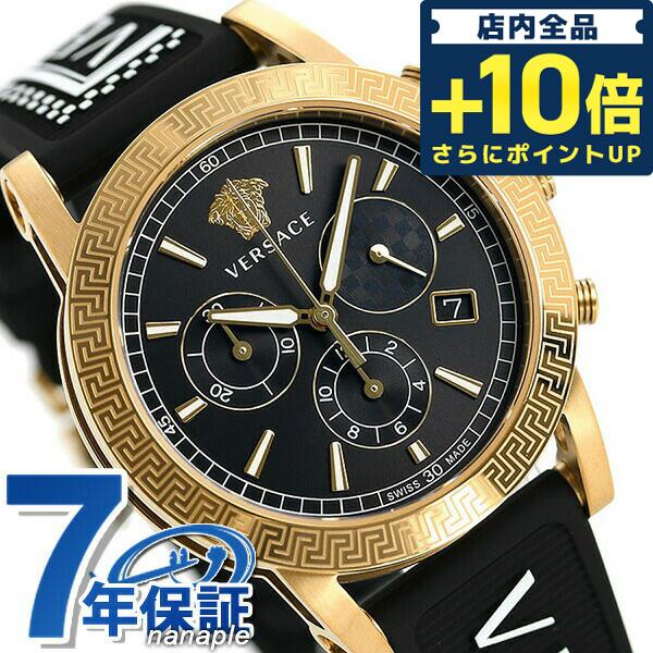 ヴェルサーチ ヴェルサーチェ 時計 メンズ 腕時計 ブランド VELT00119 スポーツ テック 40mm ブラック