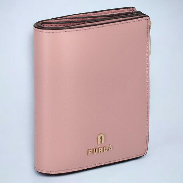 2542　FURLA　フルラ　２つ折り財布　くすみピンク　新品未使用 フルラ 二つ折り財布 財布 レディース カメリア スモール バイ