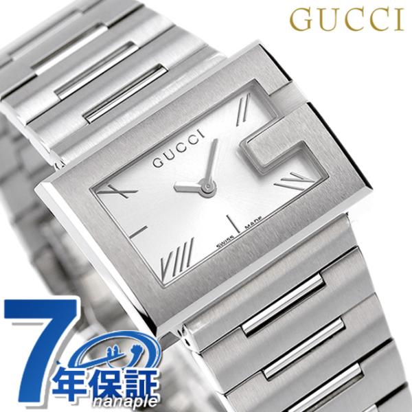 品質満点 GUCCI時計レディースGレクタングル100L YA100506