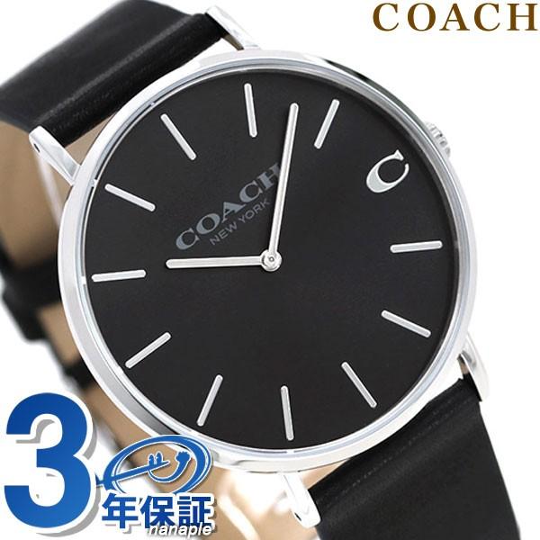 COACH（コーチ） 時計 メンズ 41mm 革ベルト 14602149 チャールズ 