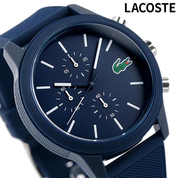 ラコステ 時計 44mm クオーツ メンズ 腕時計 ブランド 2010970 ブルー 