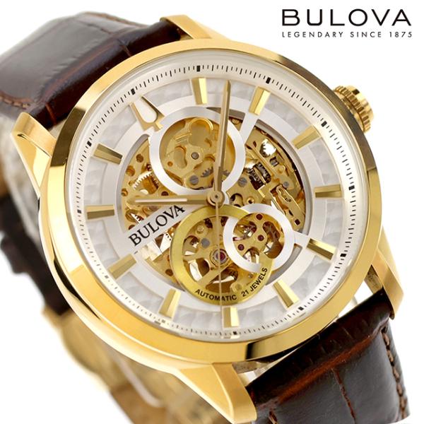 時計 BULOVA AUTOMATIC 97A138 BULOVA（ブローバ） クラシック 自動巻き 腕時計 ブランド メンズ