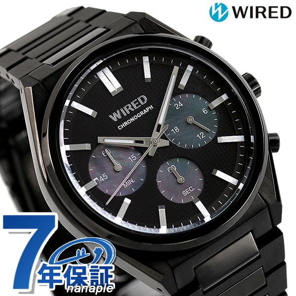 セイコー ワイアード 腕時計 メンズ クロノグラフ 時計 リフレクション Agat443 Seiko Wired ブラック 黒 腕時計のななぷれ 通販 Paypayモール
