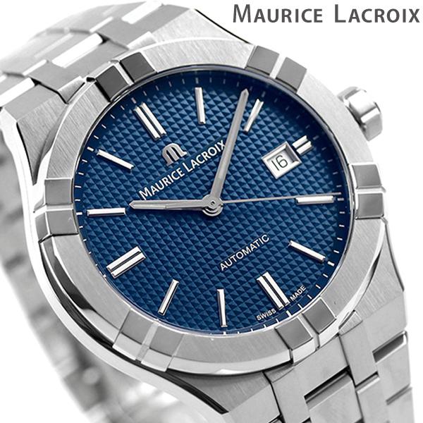 3/24はさらに+14倍 モーリスラクロア アイコン オートマティック スイス製 自動巻き 機械式 メンズ 腕時計 ブランド  AI6008-SS002-430-1 ブルー