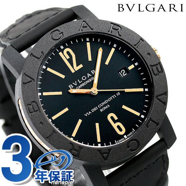 3/25はさらに+10倍 ブルガリ 時計 メンズ ブルガリブルガリ 40mm BBP40BCGLD N 腕時計 ブランド 新品 オールブラック