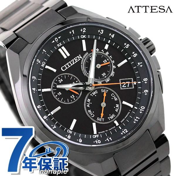 シチズン アテッサ エコドライブ電波 電波ソーラー チタン クロノグラフ メンズ 腕時計 Cb5045 60e Citizen Attesa オールブラック 腕時計のななぷれ 通販 Paypayモール