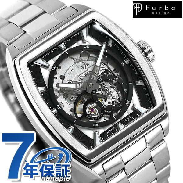 フルボ デザイン Vigorous スケルトン トノー 自動巻き メンズ 腕時計 F2502bkss Furbo Design 腕時計のななぷれ 通販 Paypayモール
