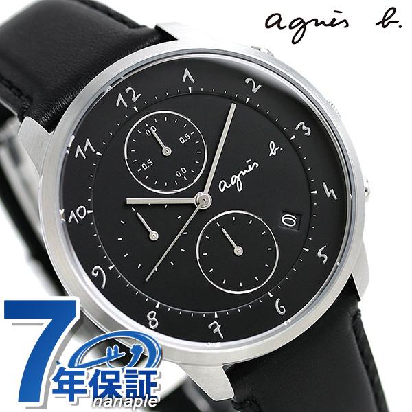 11日は 10倍でポイント最大25倍 アニエスベー 時計 メンズ クロノグラフ マルチェロ ブラック Fbrw987 Agnes B 腕時計 革ベルト 腕時計のななぷれ 通販 Paypayモール