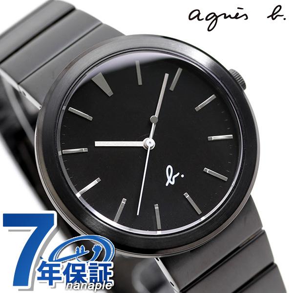 アニエスベー メンズ 腕時計 シンプル 3針 Fcrk985 Agnes B オールブラック 黒 腕時計のななぷれ 通販 Paypayモール