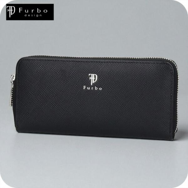 フルボデザイン 財布 メンズ財布 Furbo design ラウンドジップ長財布 FRB142 ブラックｘブラックカーボン ギフト プレゼント 誕生日 Furbo design（フルボデザイン） フルボ 長財布 メンズ レディース