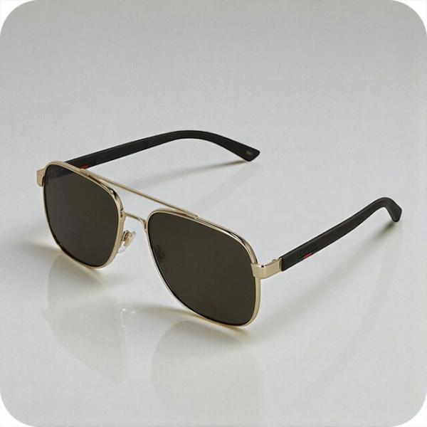 GUCCI（グッチ） サングラス メンズ ブランド GUCCI GG0422S ゴールド