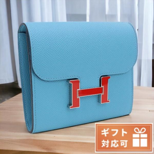 エルメス HERMES コンスタンススリム U刻 ブラック×SV金具 エプソン ユニセックス 二つ折り財布 HERMES（エルメス） コンスタンスロングウォレット コンスタンス 財布