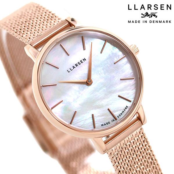 エルラーセン 時計 トレジャー 30mm 限定モデル レディース 腕時計 Ll146rswrm Llarsen ホワイトシェル ピンクゴールド 腕時計のななぷれ 通販 Paypayモール