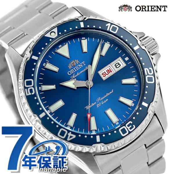 オリエント スポーツ マコ 自動巻き 腕時計 ブランド メンズ ORIENT SPORTS RN-AA0824L アナログ ブルー