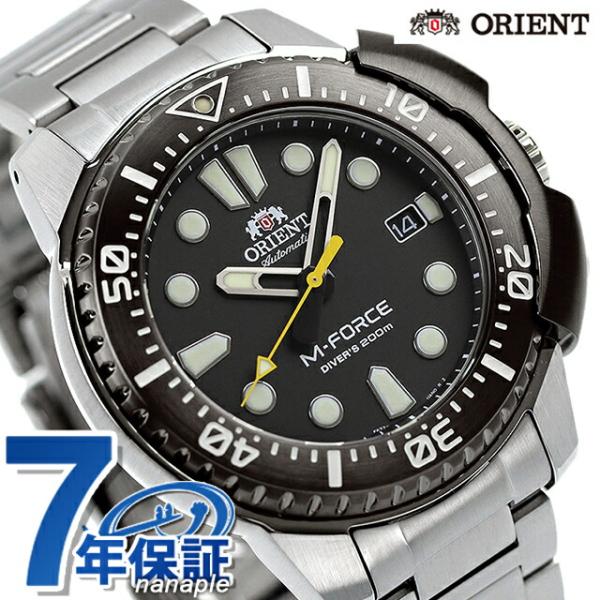 オリエント 70周年 記念モデル スポーツ M Force 自動巻き メンズ 腕時計 Rn Ac0l01b Orient エムフォース ブラック 時計 黒 腕時計のななぷれ 通販 Paypayモール
