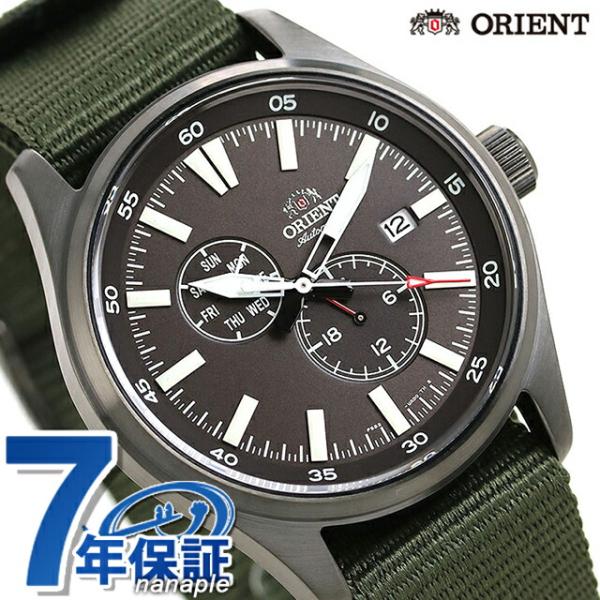 オリエント 腕時計 メンズ 自動巻き Rn Ak0403n Orient 時計 スポーツ グレー グリーン Rn Ak0403n 腕時計のななぷれ 通販 Yahoo ショッピング