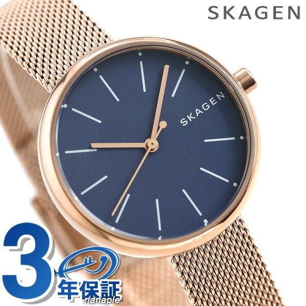 スカーゲン 腕時計 レディース シグネチャー 30mm クオーツ Skw2593 ネイビー ピンクゴールド Skagen 時計 腕時計のななぷれ 通販 Paypayモール