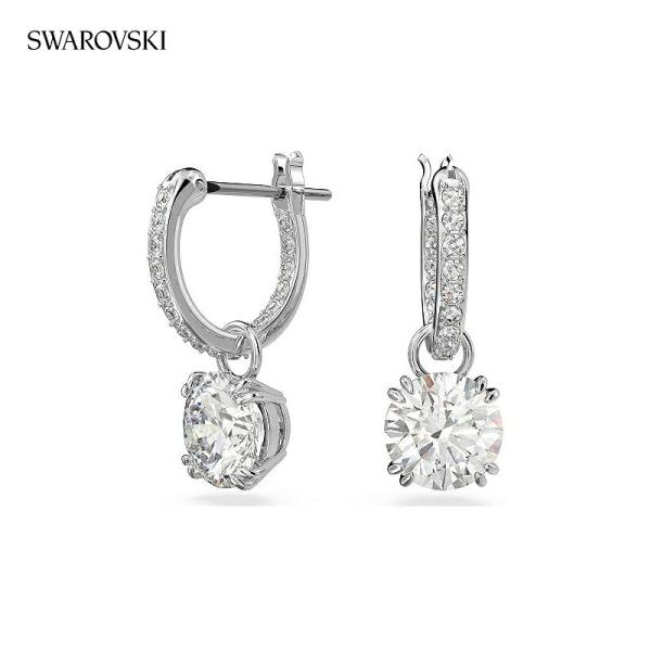 Swarovski シルバー フープピアス　ピアス スワロフスキー　両耳 SWAROVSKI（スワロフスキー） ピアス レディース ブランド SWAROVSKI