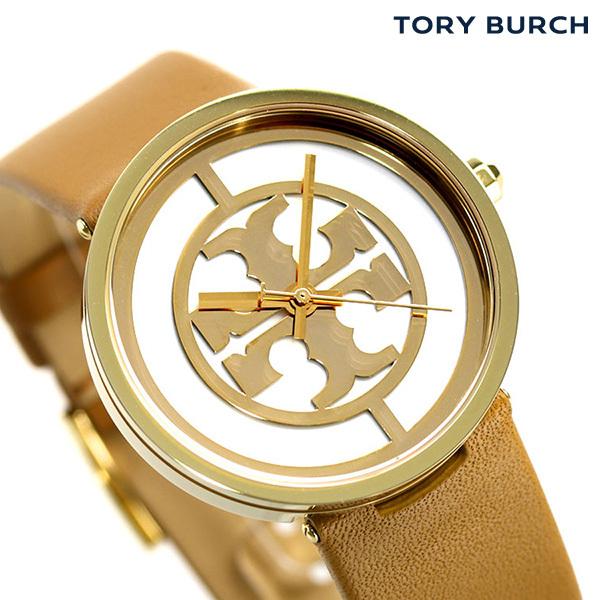 今だけ腕時計をもう1本プレゼント トリーバーチ 時計 レディース 腕時計 Tbw40 Tory Burch リーヴァ ホワイト ブラウン 腕時計のななぷれ 通販 Paypayモール