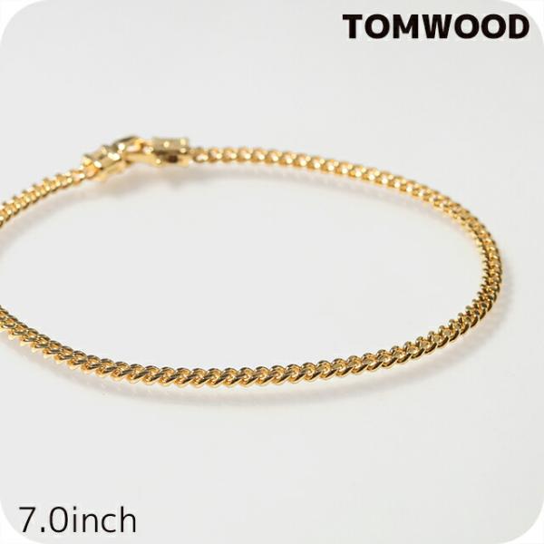 美品】TOM WOODトムウッド カーブブレスレットL 7 inch 【公式通販】