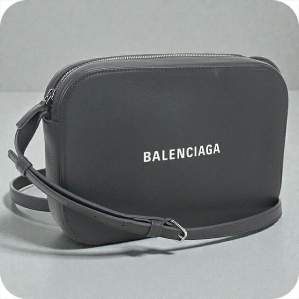 BALENCIAGA バレンシアガ ショルダーバッグ エブリデイ カメラバッグ 肩掛け 斜め掛け 犬 猫 552370 レザー    ブラック 黒 シルバー金具 レディース【中古品】 BALENCIAGA（バレンシアガ） 中古 斜め掛け ショルダーバッグ