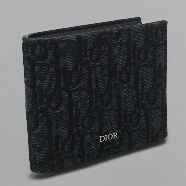 Christian Dior 二折財布 2OBBC027YSE Christian Dior（クリスチャン・ディオール） 中古 二折財布小銭入付き