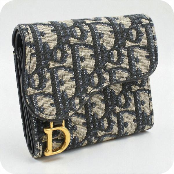 Dior ウォレット正規品 DIOR財布《使いやすい♡》SADDLE ロータスウォレット (Dior
