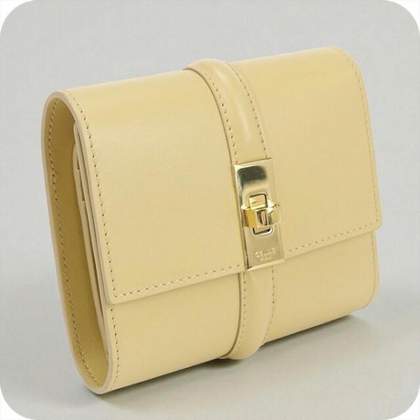 セリーヌ　三つ折り　美品　現行　１か月使用 CELINE（セリーヌ） 中古 三つ折り財布 レディース ブランド CELINE 16