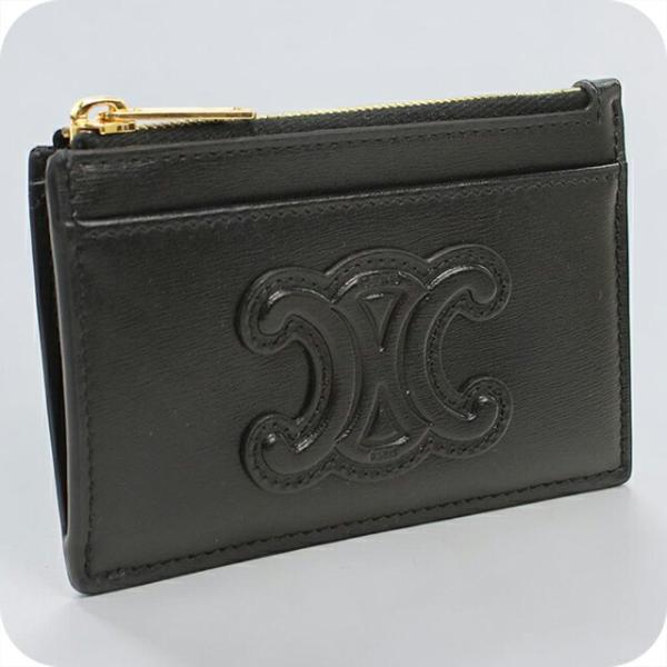 CELINE ケース・小銭入れ ブラック・ブラウン CELINE（セリーヌ） 中古 コインケース コンパクト レディース