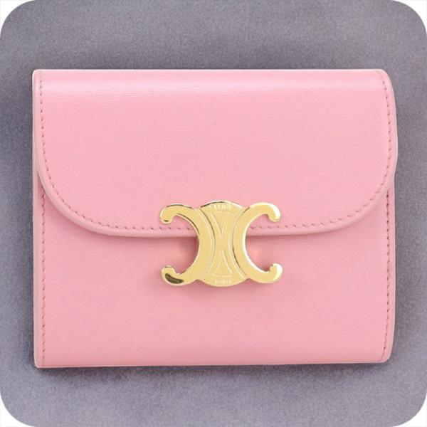 CELINE 中古 セリーヌ 三折財布 レディース ブランド トリオンフ CELINE 中古 セリーヌ 三折財布 レディース ブランド トリオンフ
