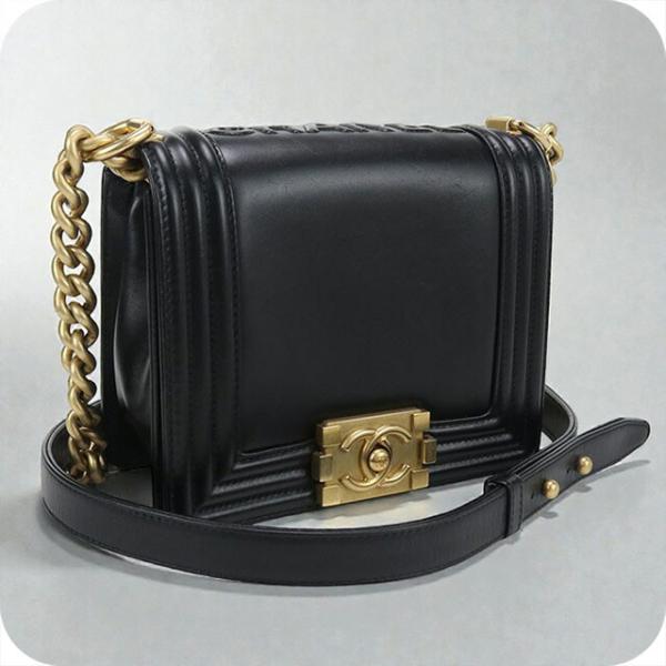 中古良品CHANEL シャネル 斜め掛け ショルダーバッグ H67JJP43 チェーン ボーイシャネル レディース ブラック CHANEL（シャネル） 中古 斜め掛け ショルダーバッグ レディース