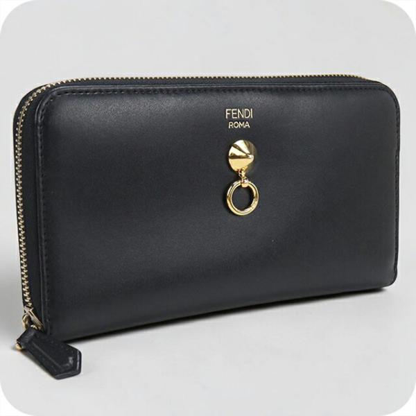 FENDI（フェンディ） 中古 長財布ラウンドファスナー レディース