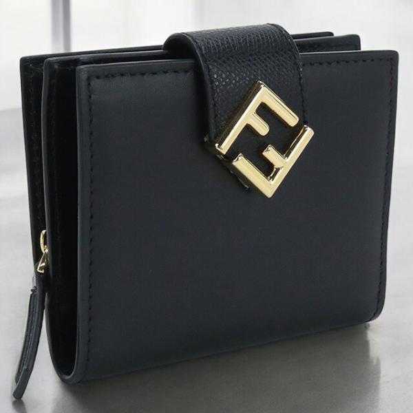 FENDI（フェンディ） 中古 二折財布小銭入付き レディース ブランド 二