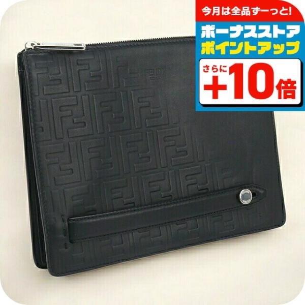 定価約20万円 希少品　フェンディ　クラッチ　スタッズ　メンズ 定価約20万円 希少品 フェンディ クラッチ スタッズ メンズ